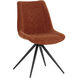 Freya Danny Rust Swivel Dining Chair, Swivel